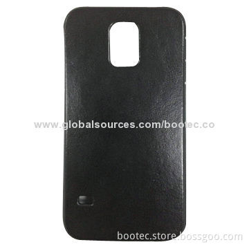Mobile phone case for Samsung S5 with PU leather finishing, using IMD/IML technology